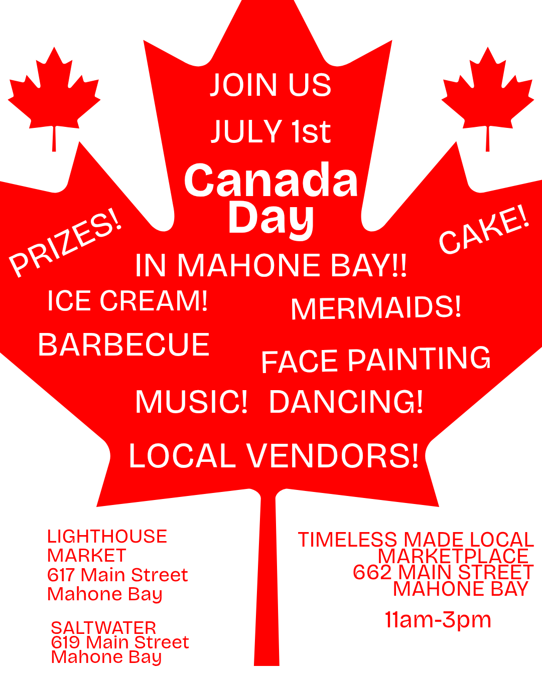 Canada Day in Mahone Bay